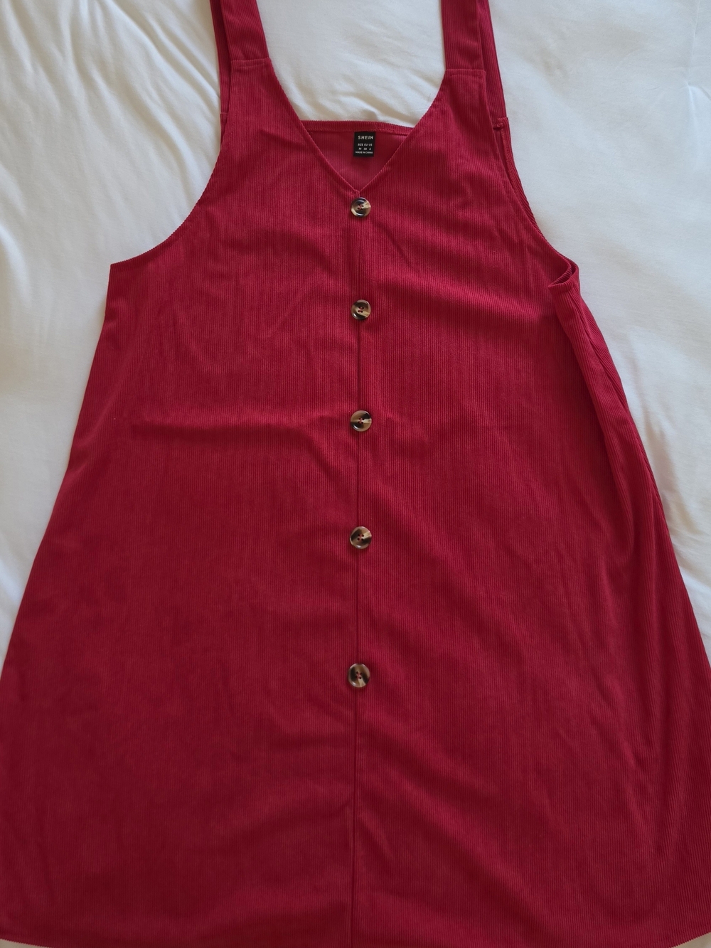 SHEIN Red Maternity Dress